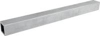 Allstar Performance 1 in Square Aluminum Tubing - 0.125 in Wall Thickness - 7-1/2 ft Long