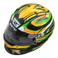 Zamp - Zamp RZ-70E Switch Helmet - Matte Green/Black Graphic - Large - Image 2