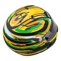 Zamp - Zamp RZ-70E Switch Helmet - Matte Green/Black Graphic - Large - Image 3