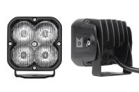Lights and Components - Exterior Light Assemblies - Arc Lighting - Arc Lighting Concept Series Pod LED Driving Light Assembly - 20 Watts - White Lens - 3 in Square - Surface Mount - Black (Pair)