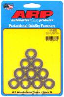 ARP Chamfered Special Purpose Flat Washer - 10 mm ID - 0.865 in OD - 4.1 mm Thick - Stainless - Polished (Set of 10)