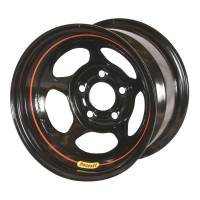 Bassett Wheels - Bassett D-Hole Lightweight Wheels - Bassett Racing Wheels - Bassett 8 Spoke D-Hole Lightweight Wheel - 13 x 8 in - 4.000 in Backspace - 4 x 4.50 in Bolt Pattern - Black