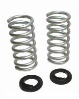Belltech Pro Coil Front Suspension Spring Kit - 2 to 3 in Lowering - 2 Coil Springs - Spacers - Silver - GM Fullsize Truck 1999-2007