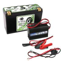 Braille Green-Lite Lithium-ion Battery - 12V - 947 Cranking amp - Threaded Top Terminals - 9.8 in L x 6.1 in H x 3.8 in W