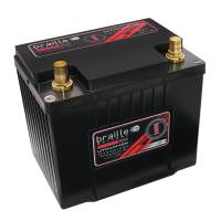 Braille Intensity Lithium-ion Battery - 12V - 1297 Cranking amp - Threaded Top Terminals - 9.4 in L x 8 in H x 6.9 in W