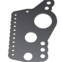 Chassis Engineering Top Gun Four Link Housing Bracket - 1/4 in Thick - 5/8 in Holes - Shock Mount - 3 in Axle Tubes