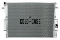 Cold-Case Polished Aluminum Radiator - 45.750 in W x 28.750 in H x 3 in D - Driver Side Inlet - Passenger Side Outlet - Ford Fullsize Truck 2008-10