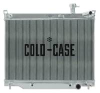 Cold-Case Polished Aluminum Radiator - 27.500 in W x 23 in H x 3 in D - Passenger Side Inlet/Outlet - Automatic - GM Compact SUV 2006-2009