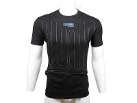 Cool Shirt CoolShirt Cooling Shirt - Kink Free Water Tubing - Short Sleeve - Left Exit - Black - Medium