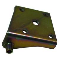 Detroit Speed Mini-Tub U-Bolt Pad - 1/2 in Mounting Holes - 3/4 in Center Hole - Driver Side - Cadmium