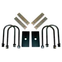 Detroit Speed Mono to Multi Leaf Spring Conversion Kit - 3 in ID U-Bolt - 7-1/4 in Length - 7/16-14 Thread - Locating Pads/Spacers - GM F-Body 1967-69