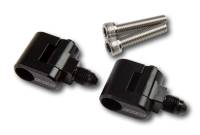 Earl's Steam Vent Adapter - Single 3 AN Outlet Adapter - Black - GM LS-Series (Pair)