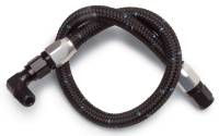 Edelbrock Pro Classic Fuel Supply Hose - Mechanical Pump to Carburetor - 3/8 in NPT Male Inlet - 6 AN Male Outlet - Black