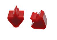 Energy Suspension Hyper-Flex Bump Stop - Pull-Through Style - 1-5/8 in Tall - 1-13/16 in Long - 1-15/16 in Wide - Red (Pair)