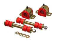 Energy Suspension Hyper-Flex Front Sway Bar Bushing - 25 mm Bar - End Links - Red/Cadmium - Toyota Tacoma 1995-2000