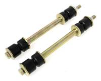 Energy Suspension Hyper-Flex End Link - Pivot Style - 5-7/8 to 6-3/8 in Long - 3/8 in Bolt End - Black/Cadmium (Pair)