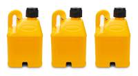 Flo-Fast Stackable Utility Jug - 5 Gallon - Yellow (Set of 3)