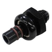Fragola Straight 6 AN Male to 0.435 in Ford Return Side EFI Adapter - Black