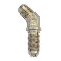 Fragola 45 Degree 3 AN Male to 3 AN Male Bulkhead Adapter