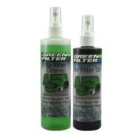 Green Filter Air Filter Cleaner - 12 oz Pump Bottle Cleaner - 8 oz Pump Bottle Oil - Green Filters