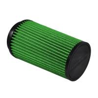 Air & Fuel Delivery - Green Filter - Green Filter Conical Air Filter Element - 5.5 in Diameter Base - 4.75 in Diameter Top - 9 in Tall - 4 in Flange - Green