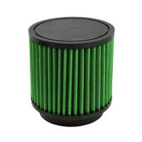 Green Filter Round Air Filter Element - 4.38 in Diameter - 4 in Tall - 3 in Flange - Green