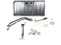 Air & Fuel Delivery - Holley Sniper EFI - Holley Sniper EFI Sniper EFI Fuel Tank - 16 Gallon - 255 lph Pump - 1/4 in NPT Outlet - 1/4 in NPT Return - Sending Unit - Silver - GM X-Body 1962-65