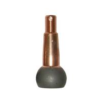 Howe Ball Joint Stud - 2.000 in/ft Taper - 3.450 in Long - Plus 0.300 in Extended Length - 1.437 in Ball - 5/8-18 in Thread - Copper Plated