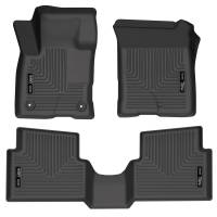 Husky Liners Weatherbeater Front/2nd Row Floor Liner - Black - Ford Compact Truck 2022