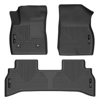 Husky Liners WeatherBeater Front/2nd Row Floor Liner - Black - GM Compact SUV 2021-22