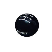 Hurst Shifter Knob - 3/8-16 in Thread - Black - 5 Speed