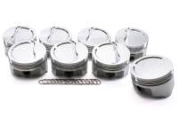 Icon Premium Forged Pistons - 4.150 in Bore - 1/16 x 1/16 x 3/16 in Ring Grooves - Minus 10.00 cc - Pontiac V8 (Set of 8)