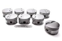 Icon Premium Forged Pistons - 4.155 in Bore - 1/16 x 1/16 x 3/16 in Ring Grooves - Minus 4.30 cc - Pontiac V8 (Set of 8)