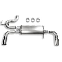 JBA Performance Exhaust - JBA Axle-Back Exhaust System - 2-1/2 in Diameter - 3 in Tips - Stainless - Ford Midsize SUV 2021-22