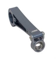 JOES Clamp-On Adjustable Steering Column Bracket - 1-3/4 in Diameter Tube - 3/4 in Steering Shafts - High Mis-Alignment - Black