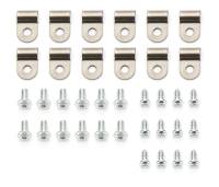 Keep It Clean Single Line Clamp - 3/16 in - Stainless (Set of 12)