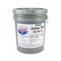 Lucas PLUS Racing High Zinc 20W50 Motor Oil - Conventional - 5 gal Bucket
