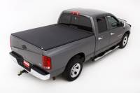 Lund Genesis Elite Tri-Fold Twill Tonneau Cover - Black - 6 ft 6 in Bed - Dodge Ram Fullsize Truck 2002-19