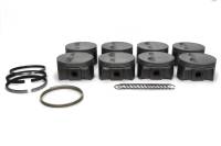 Mahle Motorsports PowerPak Flat Top Forged Piston and Ring Set - 4.060 in Bore - 1.0 x 1.0 x 2.0 mm Ring Grooves - Minus 2.40 cc - Small Block Chevy