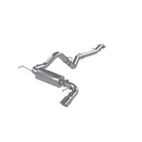 MBRP Installer Series Cat-Back Exhaust System - 3 in Diameter - Single Side Exit - Single 3-1/2 in Polished Tip - Aluminized - Ford Fullsize SUV 2021