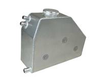 Moroso Dry Sump Oil Tank - 24 Quart - 13 in Tall - 17 in L - 6-1/4 in W - 12 AN Male O-Ring Inlet - 1 in Male Hose Barb Outlet