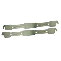 Engine Tools - Engine Block-Off Plates - Moroso Performance Products - Moroso Exhaust Port Blockoff - 1-Piece - Mopar B/RB-Series (Pair)