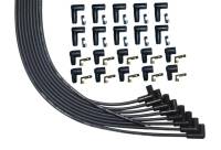Moroso Ultra Spiral Core Spark Plug Wire Set - 8 mm - Black - 90 Degree Plug Boots - HEI/Socket Style - Universal 8-Cylinder
