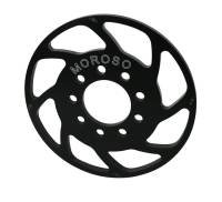 Moroso Crank Trigger Wheel - 8 in Balancer - Black - Moroso Ultra Series Crank Triggers