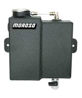 Moroso Coolant Recovery Tank - 1-1/4 Quart - 3/8 in NPT Female Inlet - 1/2 in NPT Female Outlet - Black