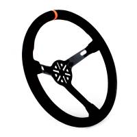 MPI SimMax Stock Car Steering Wheel - 15 in Diameter - 3-1/2 in Dish - 3-Spoke - Black