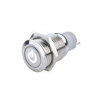 Oracle Lighting Push Button Switch - On/Off - 12V - Lighted - Flush Mount