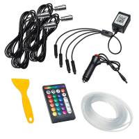 Oracle Lighting Colorshift Fiber Optic LED Light Hed Interior Light Kit - 20 ft - Cable/Controller/Light Heads/Tool