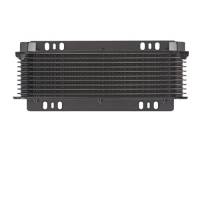 Proform Oil Cooler - 11.5 x 4.76 x 2 in - Stack Type - 10 AN Female O-Ring Inlet/Outlet - Black