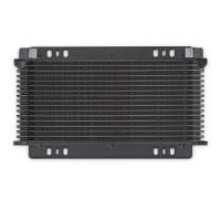 Proform Oil Cooler - 11.5 x 6.58 x 2 in - Stack Type - 10 AN Female O-Ring Inlet/Outlet - Black
